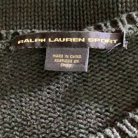 Boy’s RALPH LAUREN SPORT The Iconic Flag Sweater Navy Size M (10-12) - Picture 8 of 10